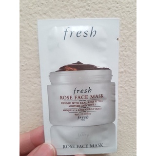 FRESH Rose Face Mask มาสก์กุหลาบเนื้อเจลเย็นฉ่ำสดชื่น จากเฟรช ขนาด  4 ml.