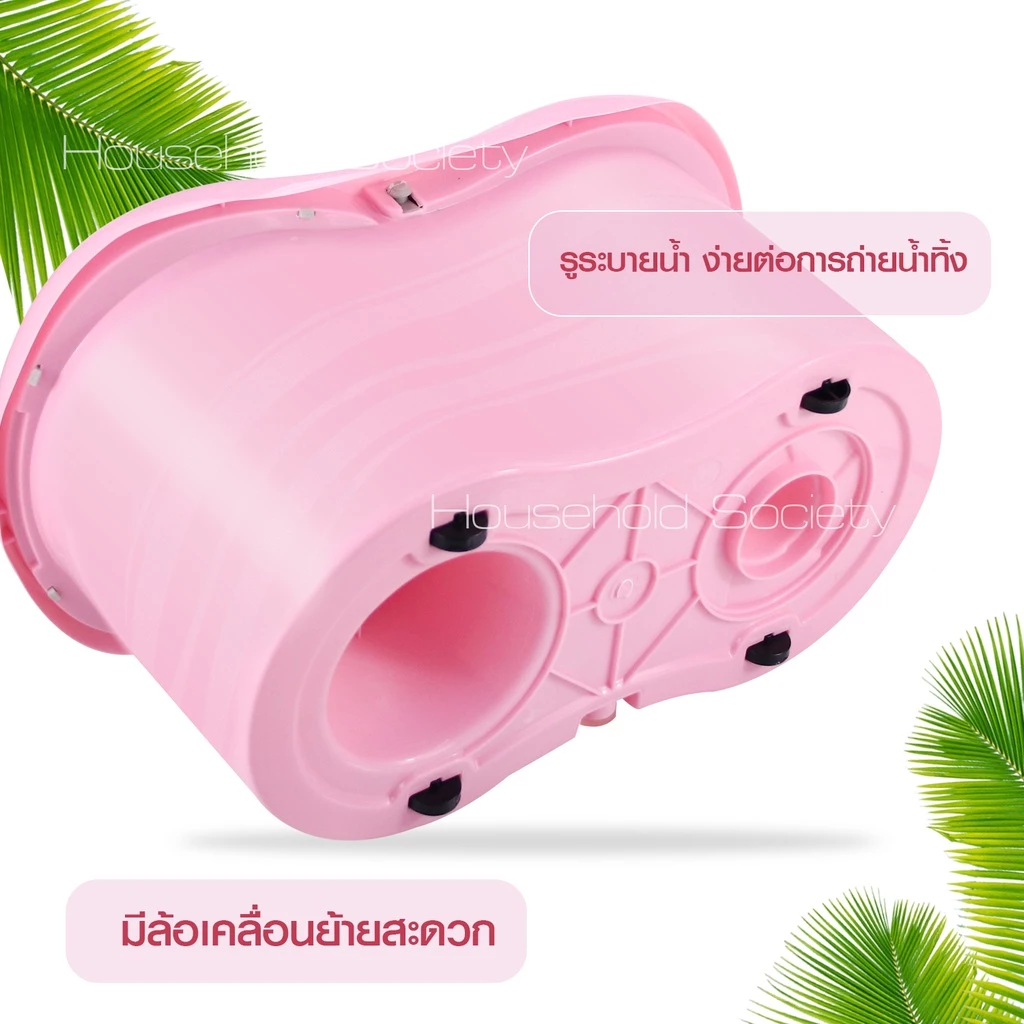 Spin Mop ถังปั่นสแตนเลส พร้อมผ้าม็อบไมโครไฟเบอร์ 2 ผืน HHsociety thumbnail 5