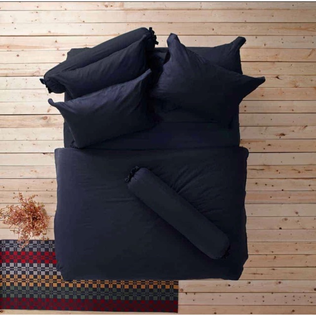 ผ้าปูที่นอน+นวม โลตัส สีพื้น LI-SD-12