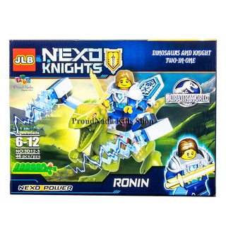 ProudNada Toys ของเล่นเด็กชุดตัวต่อเลโก้อัศวิน JLB NEXO KNIGHTS 46 PCS NO.3D12-3