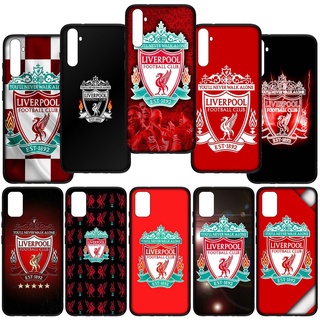 เคสโทรศัพท์มือถือ ซิลิโคนนิ่ม ลายโลโก้ฟุตบอล Liverpool EB47 สําหรับ OPPO A12 A15 A54 A15S A57 A39 F19 A74 4G