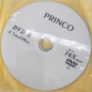 แผ่น ดีวีดี DVD-R ยี่ห้อ PRINCO