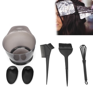 [ลดล้างสต๊อก]Master Sculptor 5 PCS Professional Salon Hair Coloring Kit Dye Brush Bowl Comb Dyeing Tools Set