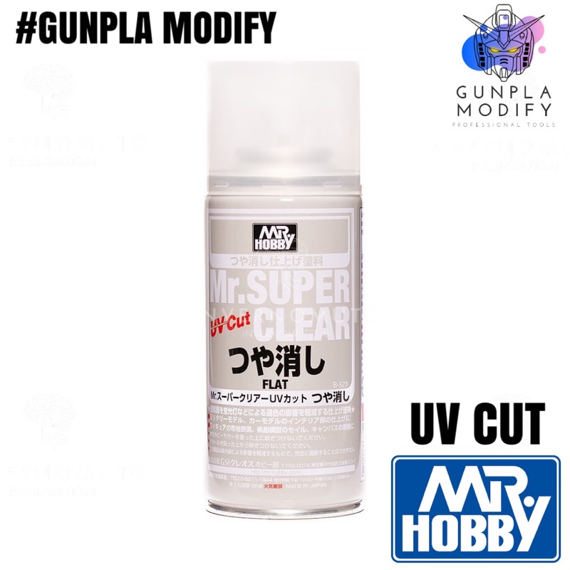 MR.SUPER CLEAR UV CUT MATT สเปรย์กระป๋องเนื้อละเอียดชนิดด้านพิเศษ ป้องกันแสง UV 170 ml B-523