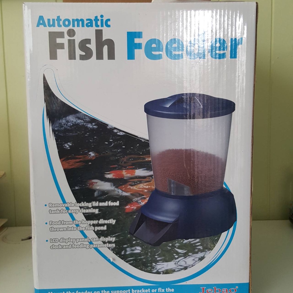 เครื่องให้อาหารปลาอัตโนมัติ JEBAO Automatic Fish Feeder