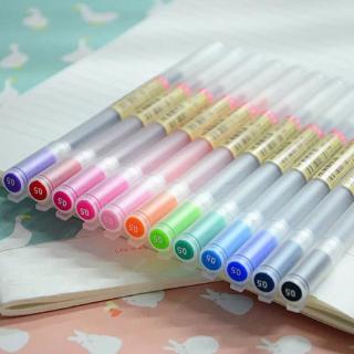 🌟🌟😜ชุดเครื่องเขียน ปากกาเจล 12 สี สีแคนดี้ เรียบง่าย สําหรับนักเรียน