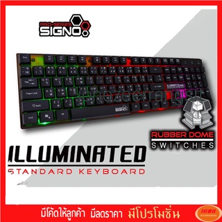 คีบอร์ดเกมมิ่ง เมาส์เกมมิ่ง SIGNO Keyboard KB-712 / KB-712+GM-112