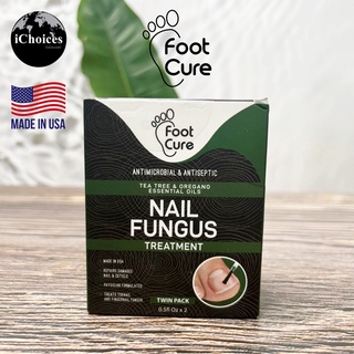 [Foot Cure] Nail Fungus Treatment Tea Tree &amp; Oregano Essantial Oil, 15 ml Twin Pack น้ำมันบำรุงเล็บ ช่วยให้เล็บแข็งแรง