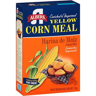 💥โปรสุดพิเศษ!!!💥 AlbersYellow Corn Meal แป้งข้าวโพด 566 กรัม คุณภาพระดับพรีเมี่ยม