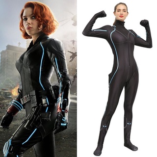 ชุดจั๊มสูทคอสเพลย์ Endgame Black Widow Natasha Romanoff