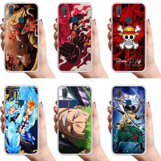 Case VIVO Y11 2019 Cartoon One Piece Luffy เคส Case Soft TPU Silicone Matte Cover Casing เคสซิลิโค