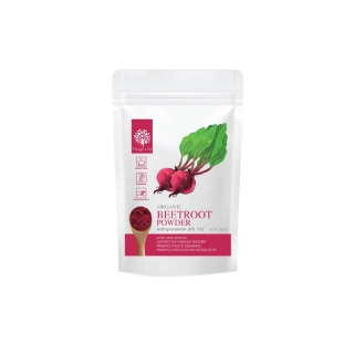 ผงบีทรูท Pre-workout สำหรับนักกีฬา Organic Beetroot Powder ยี่ห้อ Feaga Life 200 กรัม