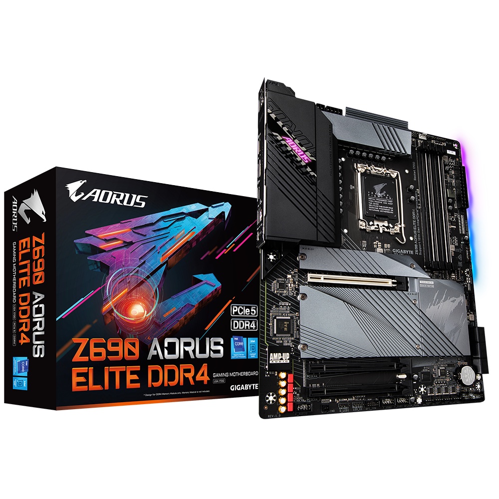 MAINBOARD (เมนบอร์ด) 1700 GIGABYTE Z690 AORUS ELITE DDR4 รับประกัน 3 - Y