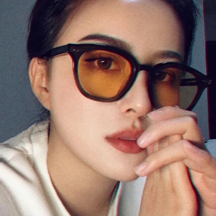 แว่นตากันแดด ทรงกลมและทรงรี สไตล์เกาหลี สำหรับผู้ชายและผู้หญิง