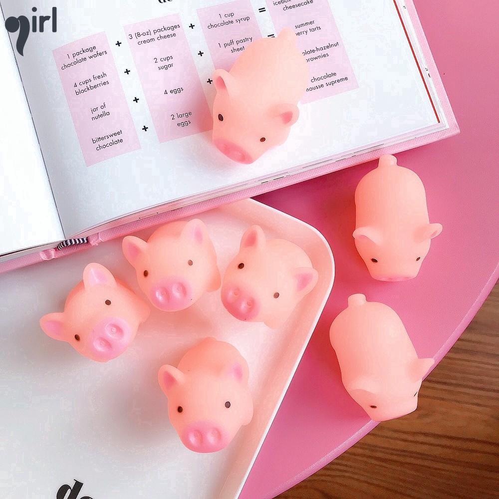 ของเล่นตุ๊กตาหมูสีชมพูน่ารักสำหรับเด็ก