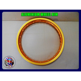 วงล้อ อลูมิเนียม ซี่รี่ 7 สีทอง 2.15X18 36 รู Aluminium Gold Wheel Rim Series7 Size 18x2.15  36Holes