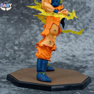 โมเดลฟิกเกอร์ PVC อนิเมะดราก้อนบอล Son Goku Saiyan ขนาด 17 ซม. สําหรับตกแต่งโต๊ะ Shopcyc7927