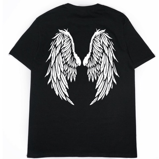 คอตต้อนคอกลมเสื้อยืดคอกลม ۞❀YchenYSS s Shop Angel (ตัวสั้น)20210806 (Number800564S-5XL