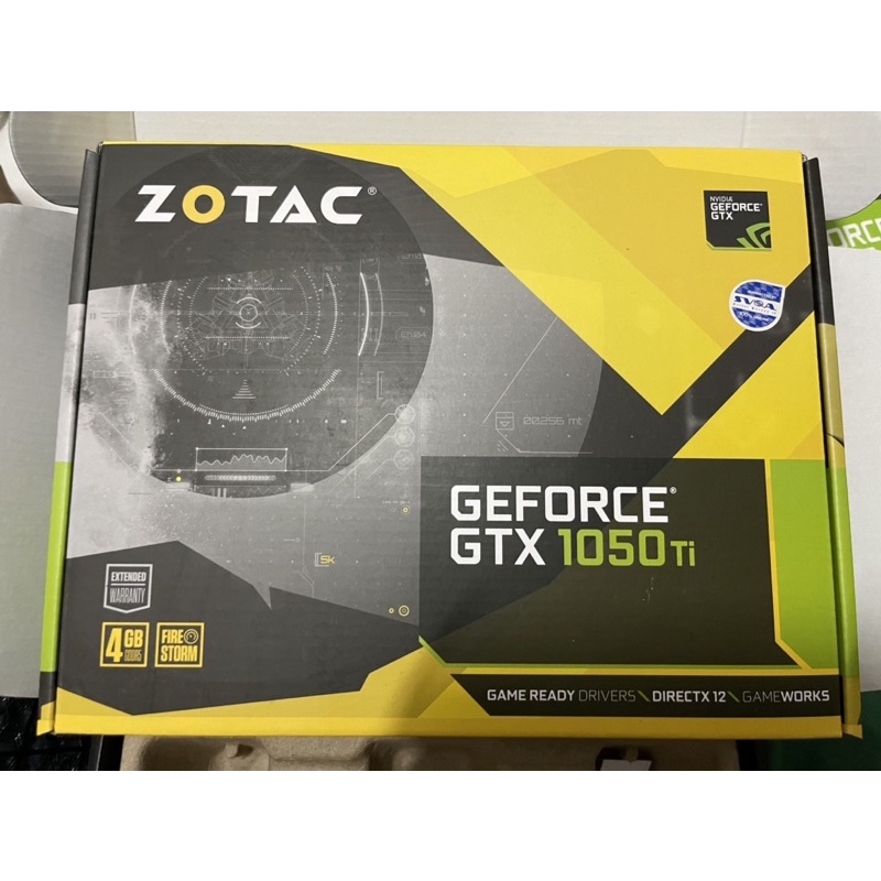 ZOTAC NVIDIA GTX 1050 Ti การ์ดจอ Gaming PC วิดีโอการ์ด GeForce GTX 1050 Ti 4GB DDR5 128-Bit ใช้ Gaming การ์ดจอ