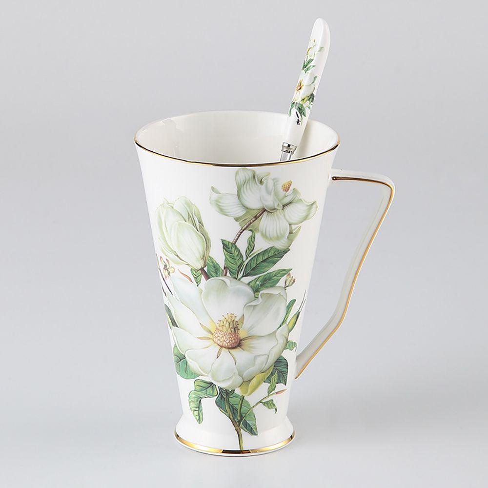 Bututu ช้อนกาแฟเซรามิค ลายดอกกุหลาบ ช้อนชา รูปที่ 8