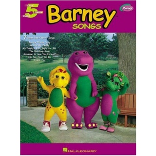 หนังสือโน๊ตเพลงเปียโน BARNEY SONGS: FIVE-FINGER PIANO By Hal Leonard