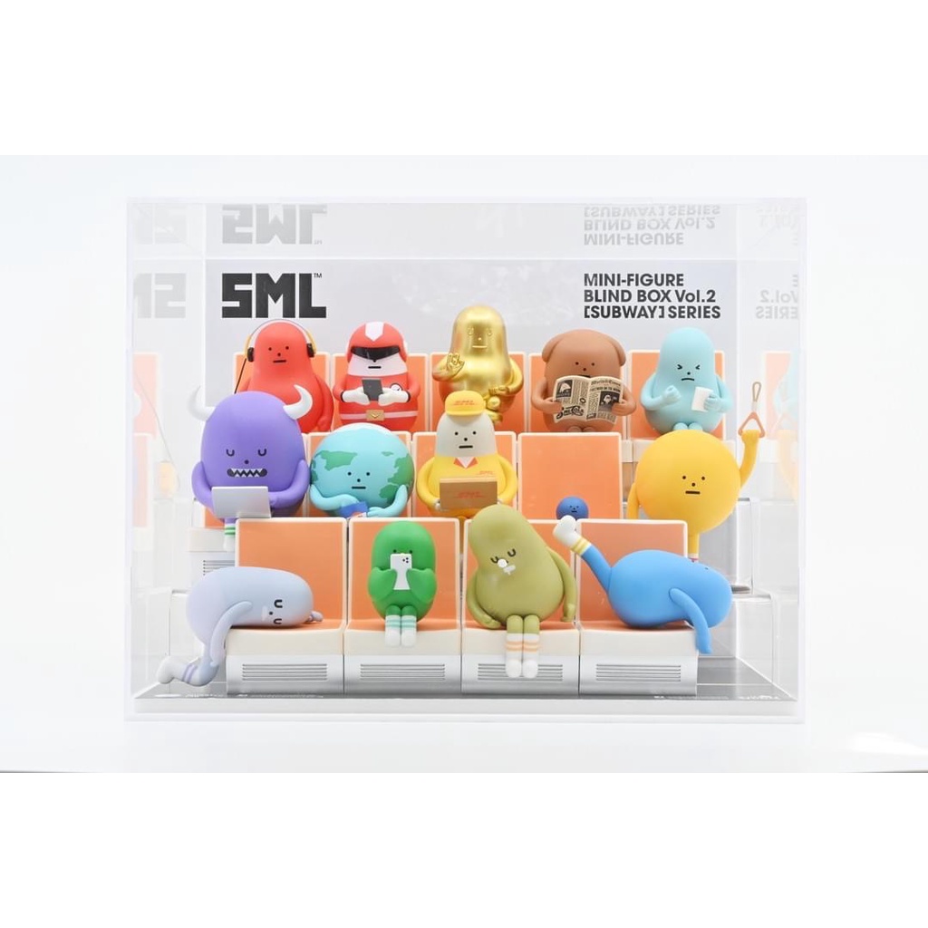 [แบบแยก] SML Mini Figure Subway series ลิขสิทธิ์แท้ 🚊 Sticky Monster Lab ของสะสม ของเล่น Sub Way Art Toy Blind box