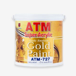 น้ำยาผสมสีทอง เอทีเอ็ม เบอร์ 727
(ATM Acrylic Gold Paint Thinner No. 727)