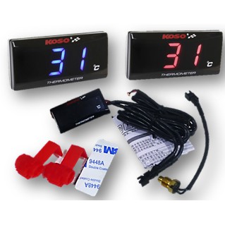 KOSO THERMOMETER KOSO สีฟ้าและสีแดง