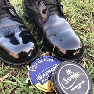 Saphir แว็กซ์ขัดรองเท้า ตลับน้ำเงิน ตลับดำ Wax