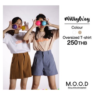 เสื้อยืด Cotton Comb Milky Way MOOD Oversize T-Shirt