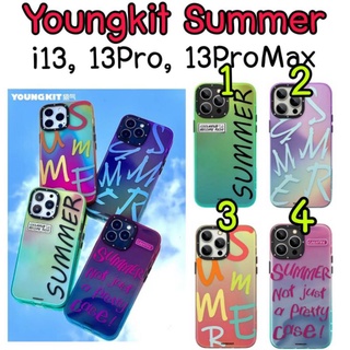 เคสสุดเทห์ YOUNGKIT Summer iPhone 13/13Pro/13Pro max เคสกันกระแทก เคสสีสดใส