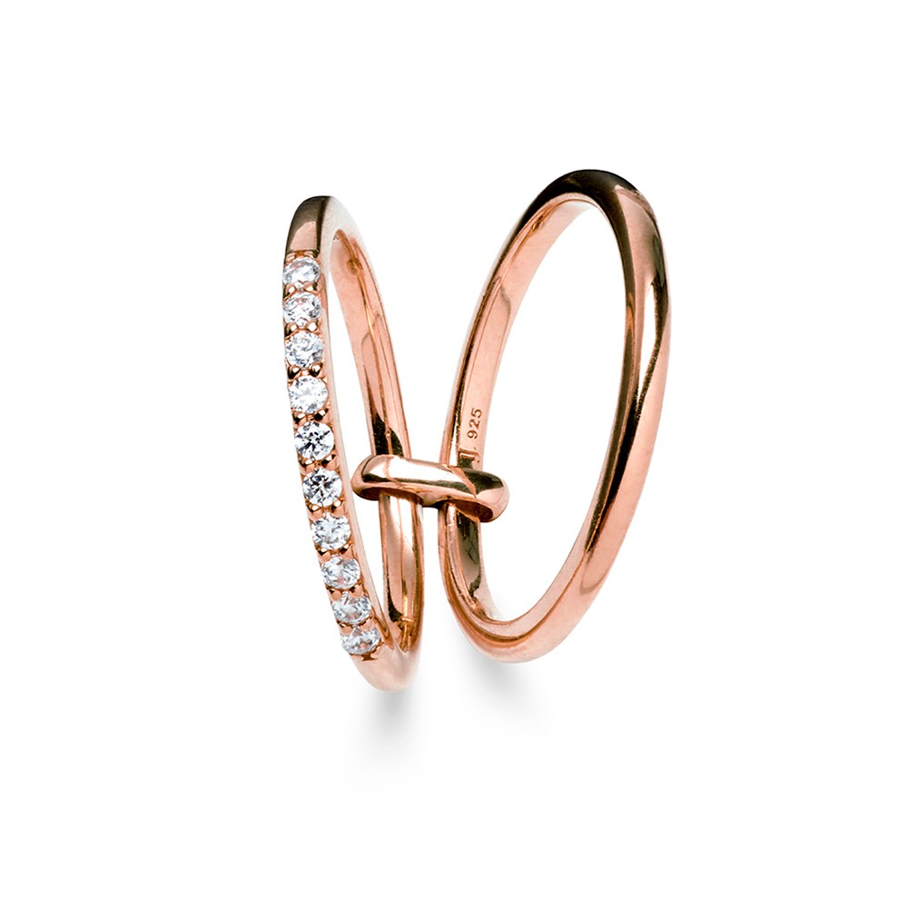Jewellista خاتم Jeremy فضة 925 بحجر CZ — صورة 4