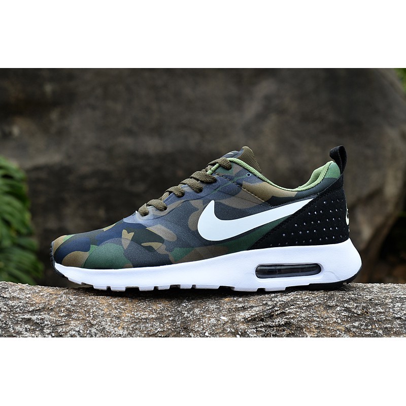 Intuición ganado temerario Nike AIR MAX TAVAS Men's Nike Camo Running Shoes Cushion Sports 2018 New |  Shopee Thailand