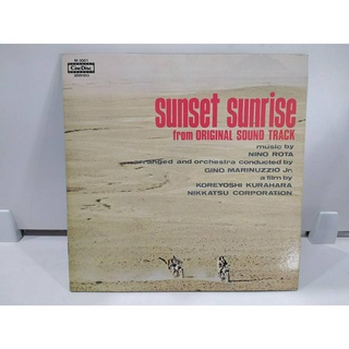 1LP Vinyl Records แผ่นเสียงไวนิล sunset sunrise from ORIGINAL SOUND TRACK  (J24B250)