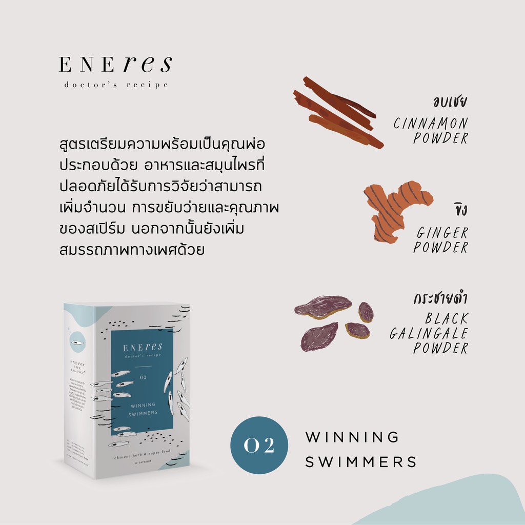 ENEres02 (Winning Swimmers)  เตรียมความพร้อมเป็นคุณพ่อ บำรุงร่างกาย บำรุงพลังงานคุณผู้ชาย เพิ่มทั้งคุณภาพและปริมาณ - รูปที่ 2