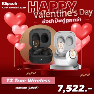 KLIPSCH  T2 TRUE WIRELESS EARPHONES  เซ็ท 2 ชิ้น