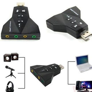 SOUND Card USB Virtual 7.1 Channel 3D (PD560)