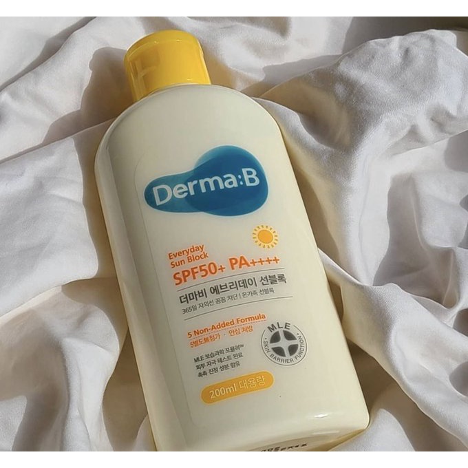 Derma B Everyday Sun Block SPF50+ PA+++ Shopee Thailand