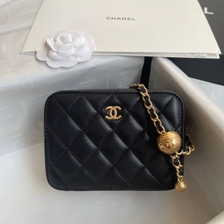 CHANEL BAG WITH ADJUSTABLE CHAIN กระเป๋าสะพาย หนังแท้ ส่งตรงจากไทย