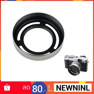 Fuji Lens Hood สีเงิน Fujifilm X10,X20, X30 with Metal Lens Adapter Ring