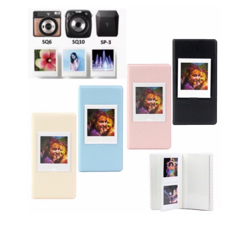 ✾อัลบั้มโพลารอยด์ Square Photo Album กระเป๋าเก็บรูป อัลบั้ม อัลบั้มรูป Fujifilm Instax Square/ 64 รู