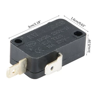 Zone สวิตช์ไมโคร 2pins 16A 250V สําหรับเตาอบไมโครเวฟ ประตูบ้าน