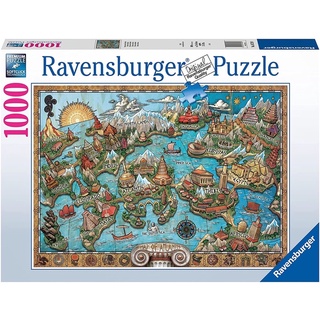 พร้อมส่ง-จิ๊กซอว์ แผนที่โบราณ Mysterious Atlantis🗺 แบรนด์ Ravensburger jigsaw puzzle 1000 ชิ้น