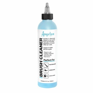 Angelus Brush Cleaner 236ml. น้ำยาล้างพู่กัน น้ำยาล้างAirBrushes Made in USA