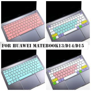 แป้นพิมพ์ซิลิโคนแล็ปท็อปปกคลุมผิวป้องกัน For HUAWEI Magicbook 14 / Matebook13 D15 / Matebook 14 D14