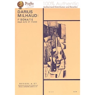 Sonate no.1 pour alto et piano by Darius Milhaud : 9790047311191 (นำเข้าของแท้100%)