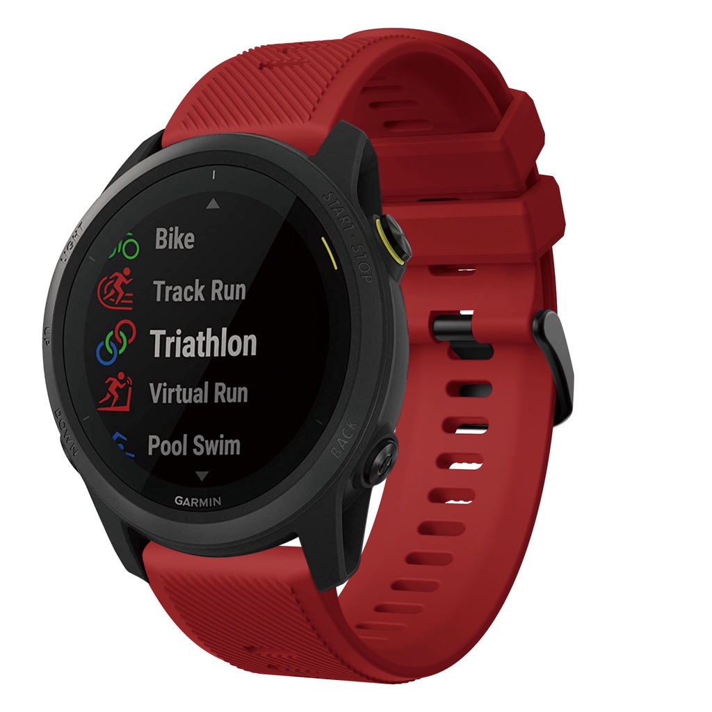 สายนาฬิกาข้อมือซิลิโคนสําหรับ Garmin Forerunner 745