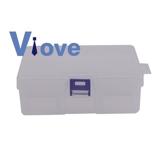 6 Removable Plastic Storage Box Jewelry/Earring/Tools Container