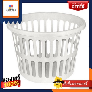 ตะกร้าผ้า กลม JCJ 1154 ขาวRound cloth basket JCJ 1154 white