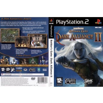 เกมส์Baldurs Gate Dark Alliance II PAL COVER (PS2) สำหรับเครื่องที่แปลงระบบแล้วเท่านั้น